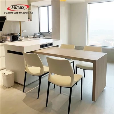 Temax Island bīdāmā 90 grādu rotējošā galda sistēma DB5016T